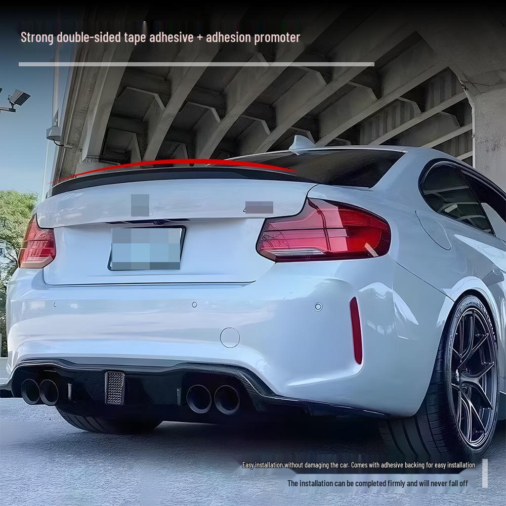 MP-Style Rear Spoiler for BMW 2 Series F44 (2021+), Non-Destructive Installation