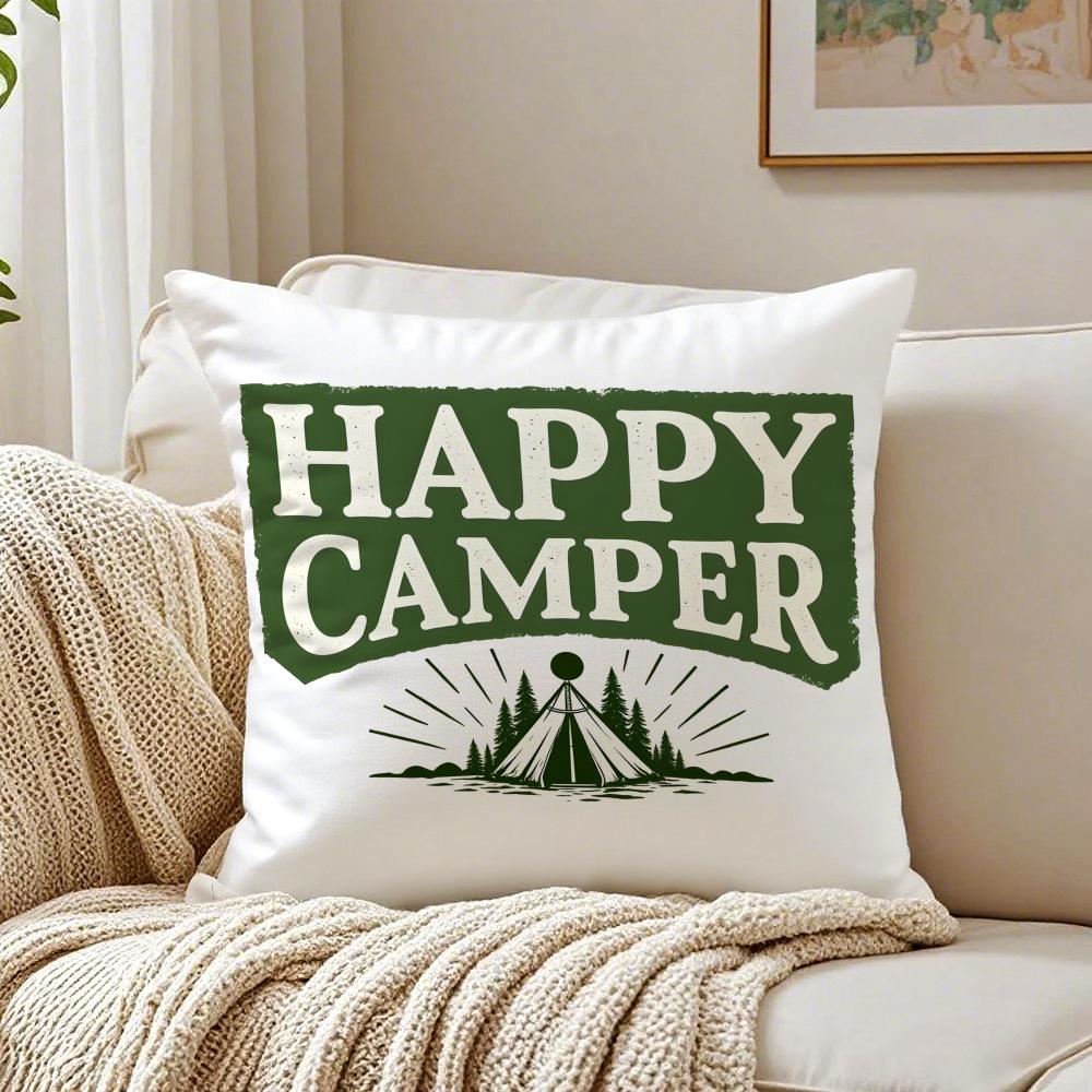 Retro American Style Letter Printing Cushion Cover Pillowcase Antidustmite Living Room Sofa Decor Cushion Room