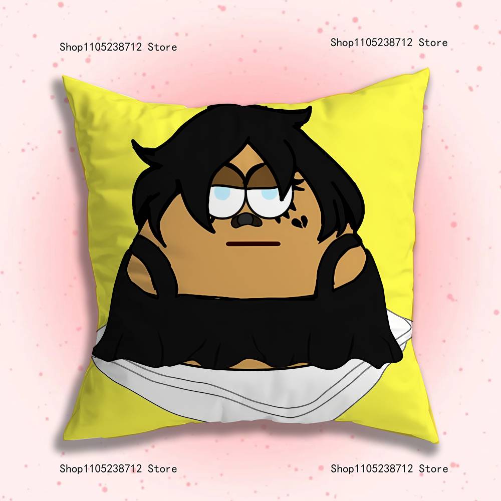 My Pet Alien Emo Noteit Pou Pillowcase Pillowslip Cushion Plush Boys Girls Cartoon Anime Kawaii Decoration Birthday Cute Gifts