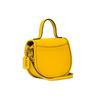 Coach Mini Smooth Logo Leather Saddle Bag Women handbags Yellow 876-B4LEM