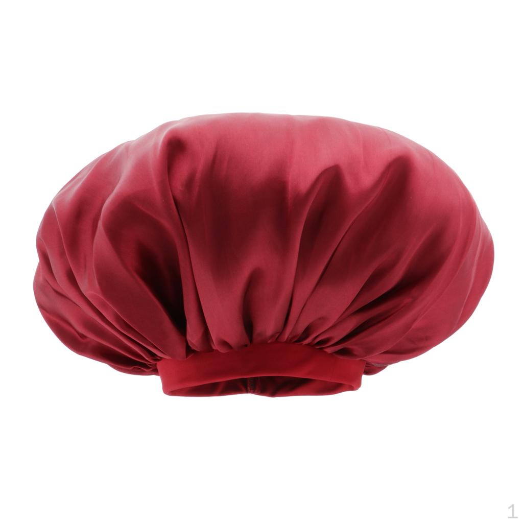Satin Head Cover Silky Bonnet for , Smooth & Breathable