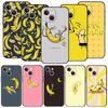 Funny Bite Apple Banana Phone Case Cover for iPhone 17 16 15 14 13 12 11 Pro Max 17 Air Plus Shockproof Soft TPU Shell Funda Bag