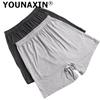 Große Größen Herrenunterwäsche Modal Boxershorts Modal Unterhosen Mittleren Alters Und Älterer Unterhosen Hohe Taille Unterhosen Einfarbige Höschen XL 2XL 3XL 4XL