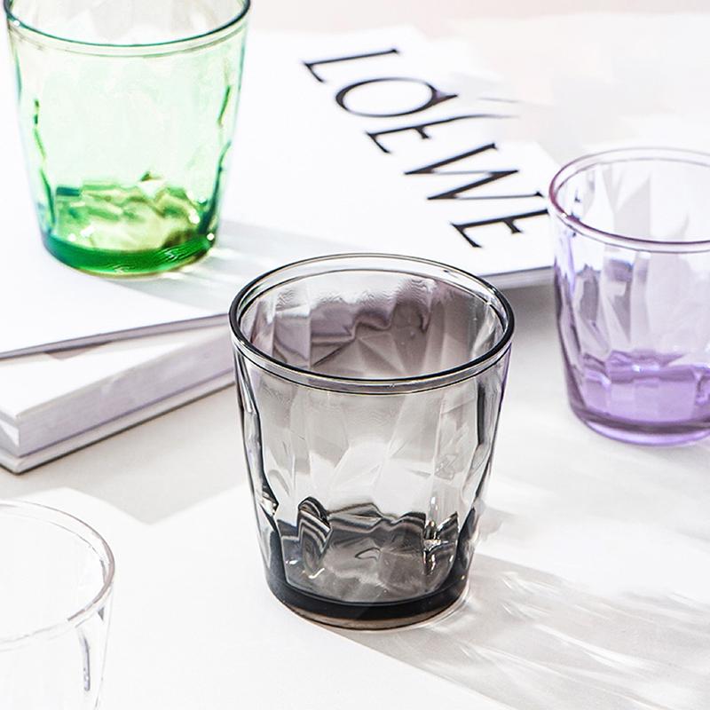 1 Pc Acrylic Drinking Glass Shatterproof Water Tumbler Unbreakable Reusable Beer Champagne Cup Dishwasher Safe for Party