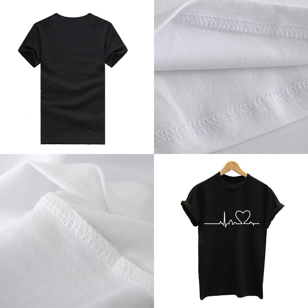 Comfortable Crew Neck Heart Print Blouse For Women In Soft Casual Fabric