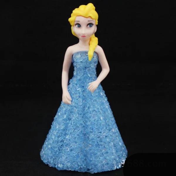 1 PCS Kids Toy Elsa Anna Sofia LED Colorful Lights Gradient Crystal Night Light Led Lamp Battery Princess Christmas Holiday Gift