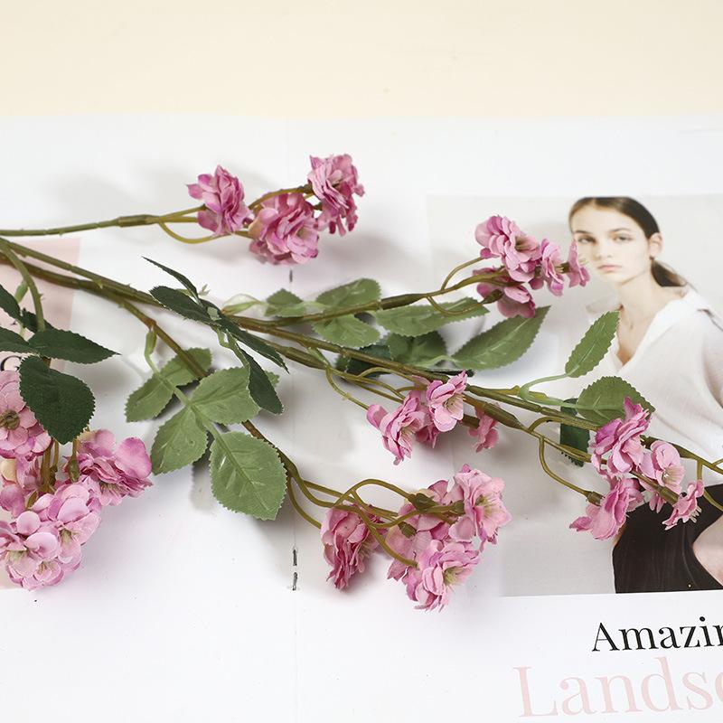 High-end rose flower simulation flower home furnishing living room fake flower decoration ornament table flower