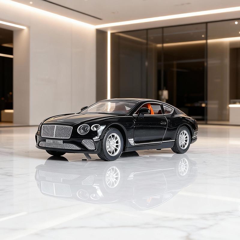 Bentley Continental 1:22 Scale Model Car Alloy Metal Collectible Die-Cast Vehicle European Luxury Car Simulation Toy