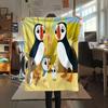 1PC Puffin Rock Joy Blanket, High quality Comfortable for All Seasons, Home Decor, Warmth and Comfort