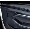 Car Accessories Fit for 2019 2020 2021 2022 2023 2024 2025 Mazda 3 Axela Inner Side Door Panel Strip Cover Trim (Carbon Fiber Style) ABS 4 PCS