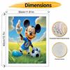 Disney Mickey Mouse Soccer DIY Oil Painting Kits Hand Painting Home Decor Craft Gift Ideas Canvas Wall Art Room Decor Unique Hobby Set