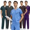 Unisex Quick-drying V-neck Scrub Suit for Nurses