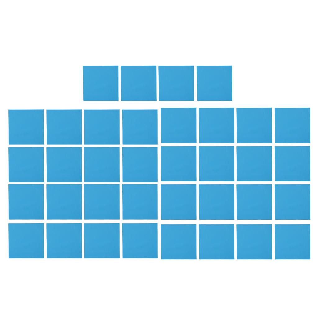 36pcs Rubber Oral Dam Universal Dental Dam Environmentally Friendly Hygienic Dental Dam Light Blue