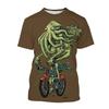 Summer Fashion Cartoon Animation Pattern 3D Printed T-shirt Both Men Fun Personalized T-shirt