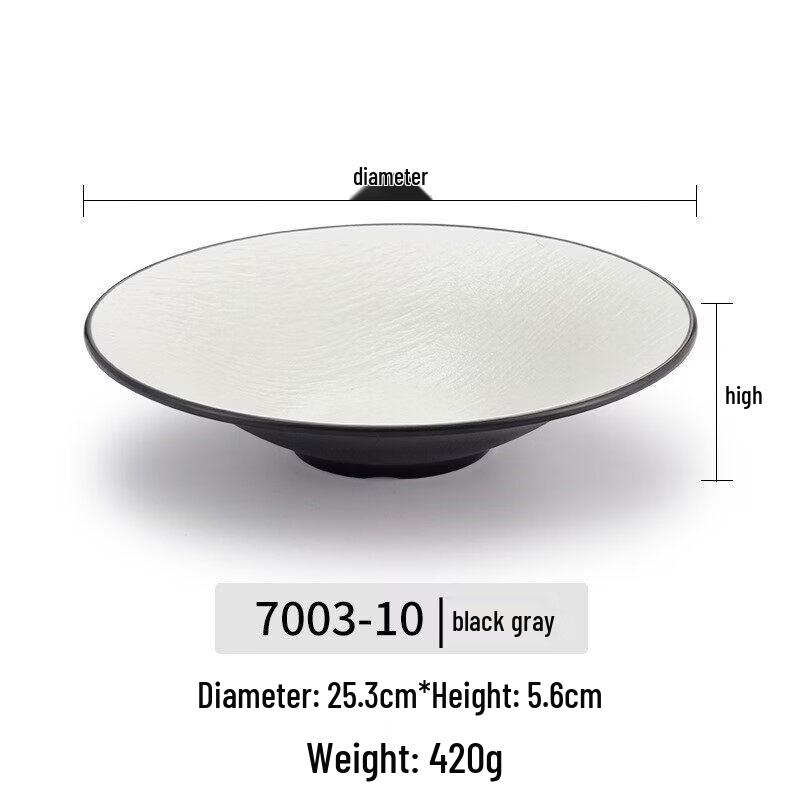 Melamine Japanese Style Conical Noodle Bowl