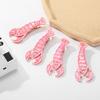 Adorable Crustacean Shaped Hair Clip Acetate Hairpin Feminine Design Hairpins Secure Hair Grip Fashion Hair Accessories