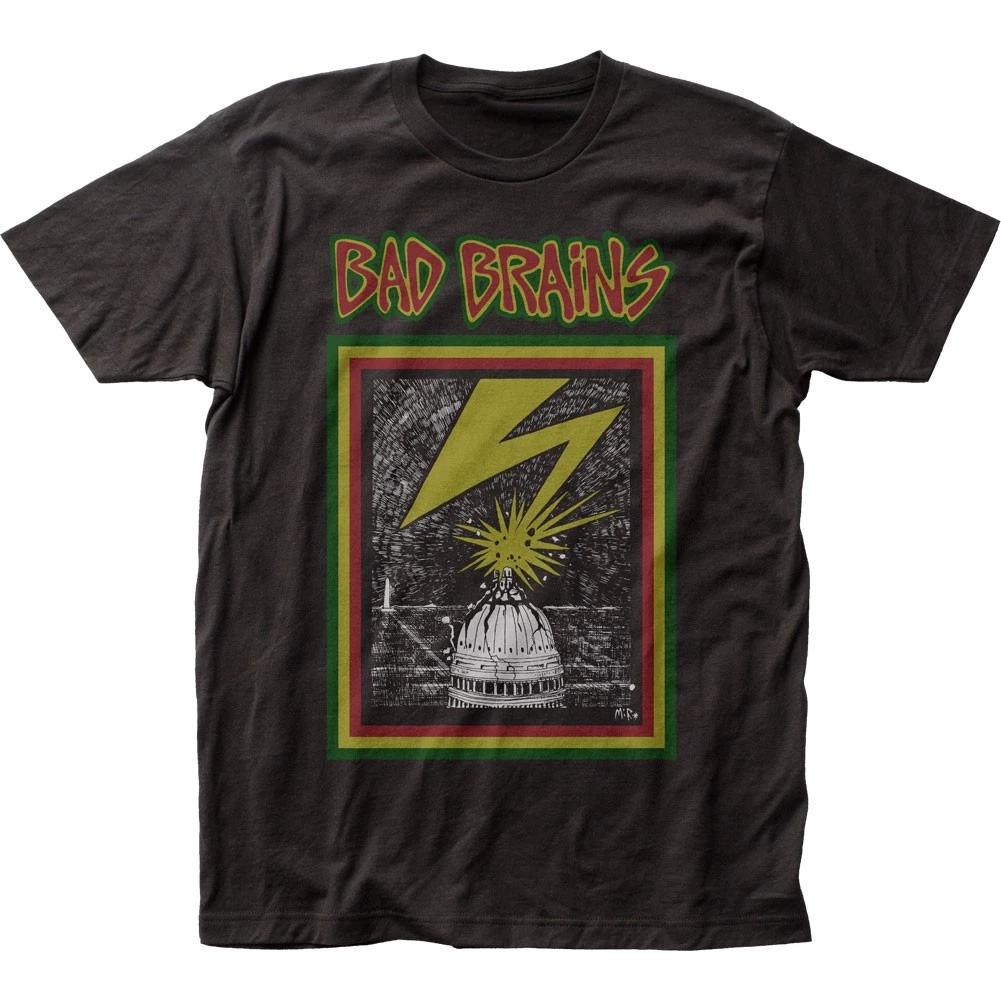Bad Brains Bad Brain Capitol Mens T Shirt Music Classic Rock Band Tee New Black 3XL
