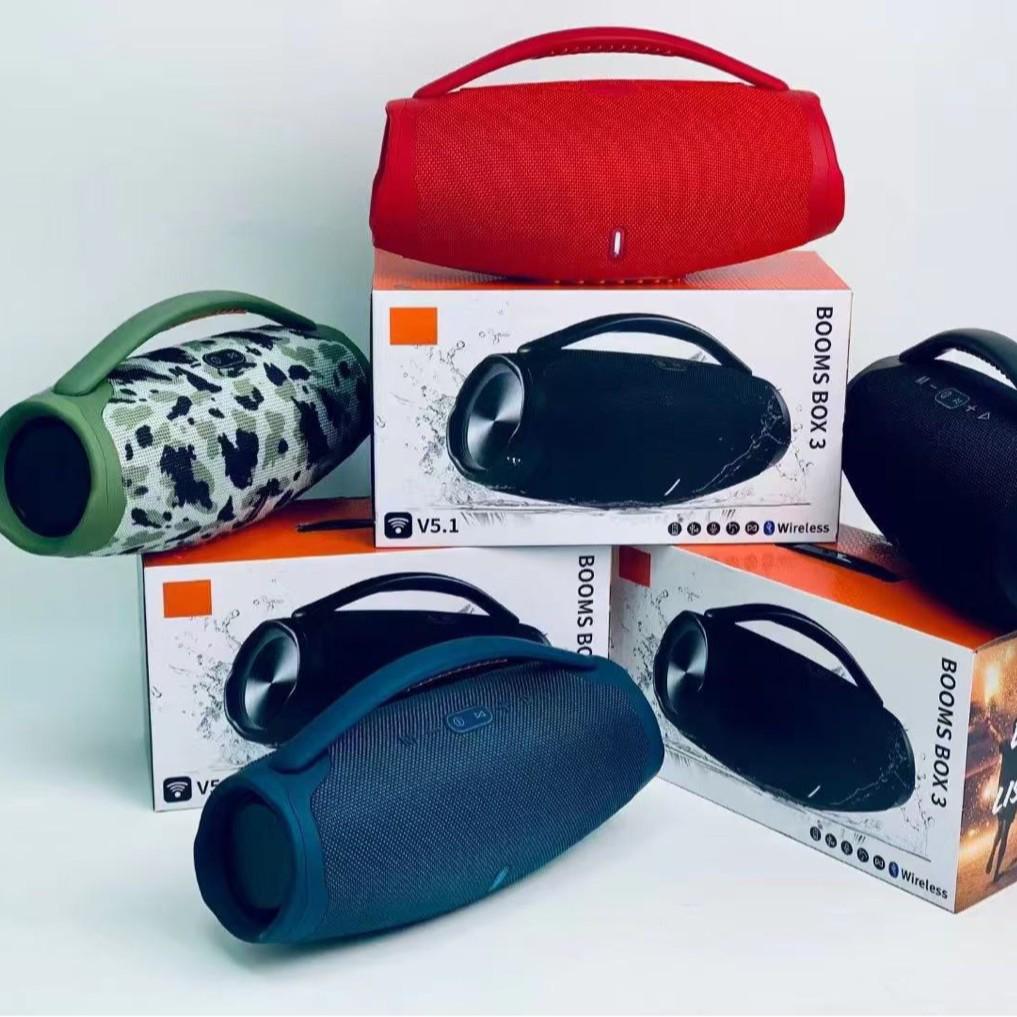 BOOMS BOX3 War God 3. Gen Tragbarer Bluetooth-Lautsprecher mit Kartenslot & Starkem Bass