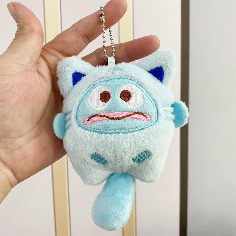 Cute Plush Doll Keychain Bag Charm Cinnamon And Puppy Stuffed Toy Pendant Decoration Gift