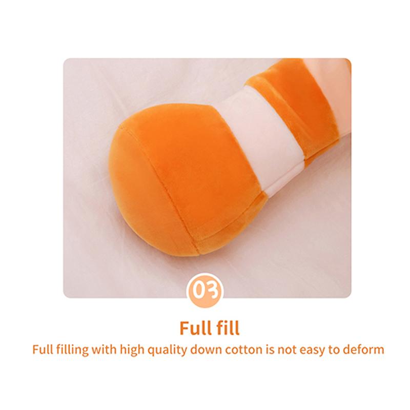 Orange Doll Plush Toy Happy Fruit Plush Pillow Soft Stuffed Food Plushie Kids Gift
