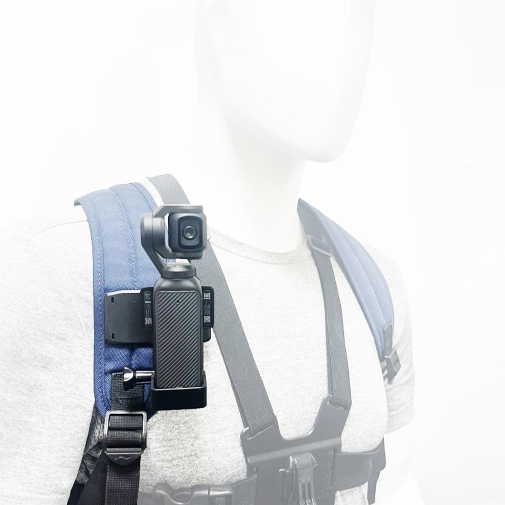 Backpack Clip Mount for DJI Osmo Pocket 3 3 in 1 360 Degree Rotating Clamp Holder Frame Bracket Thumbscrew Strap Accessories