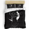 3pcs Bedding Set Cute Kitten Pet Cat Home Textile Duvet Cover Pillow Case Boy Kid Teen Girl Bedding Covers Set