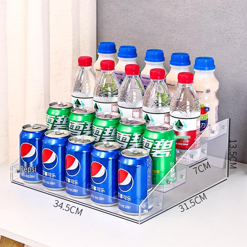 Acrylic Step-Style Cigarette & Beverage Display Rack