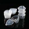 10 Pcs Disposable Plastic Storage Container Heart Shape Sauce Cup Food Box With Lids Pigment Paint Box For Kitchen Accessories