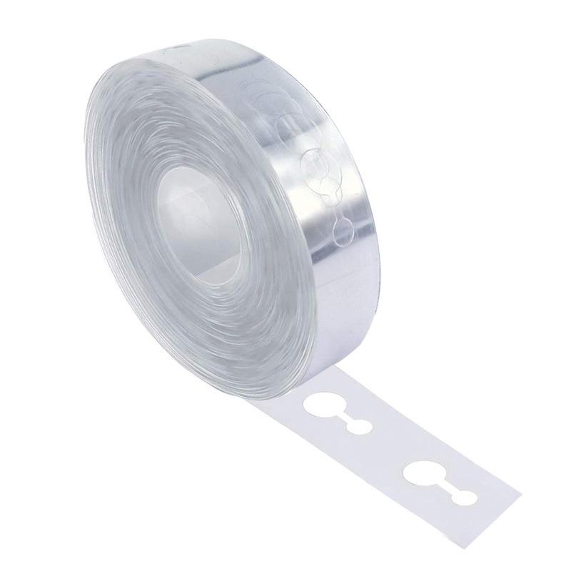 

Double Hole Balloon Chain Buckle for Party Arch, 5m Transparent Single Row