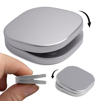 Metal Fidget Haptic Clicker Seesaw Push Card Magnetic Slider Decompression Toy Edc Gadgets For Adults Relaxation Antistress