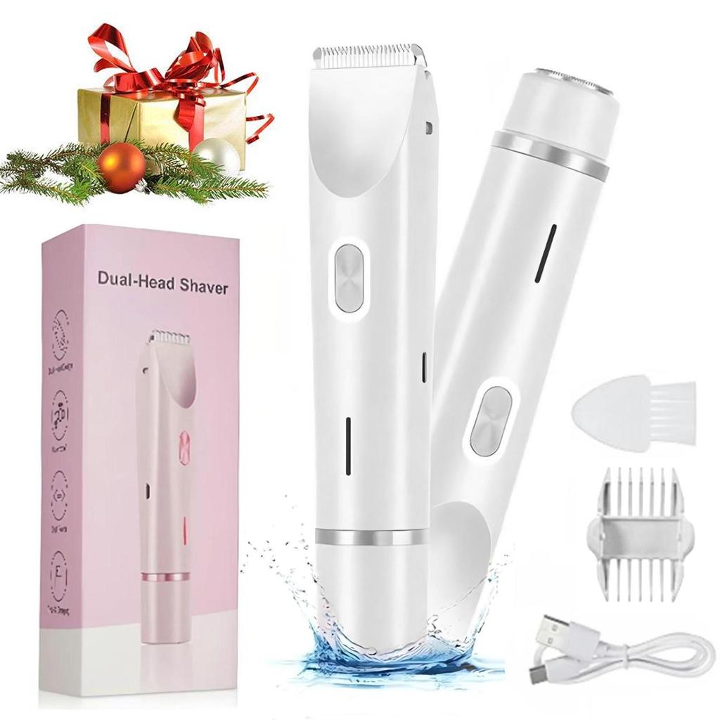Dual-Head Electric Hair Remover & Trimmer for Women