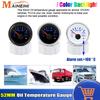 52MM Oil Temperature Gauge With Alarm 7 Color Backlight LED Universal Meter For 12V 24V Car Boat Marine Digital Oil Temp Gauge