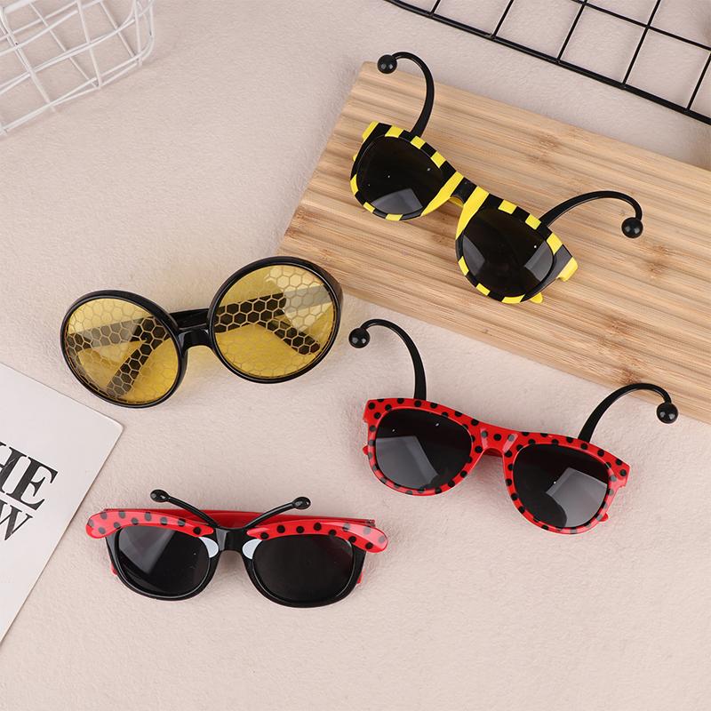 1/2Pcs Cartoon Bee Theme Headband Glasses Cosplay Costume Photo Props Forkids Birthday Party Favors Decoration