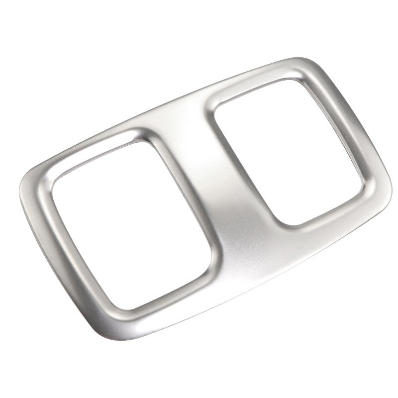 

Для Hyundai Tucson NX4 2021 2022 2023 N Line гибридный автомобиль задняя крышка воздуховода кондиционера отделка из нержавеющей стали аксессуары серебряный