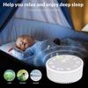 White Noise Machine Portable Baby Sleep Machine Soothing Sounds Sleep Therapy Sound Monitor Generator For Babies Adult Relax