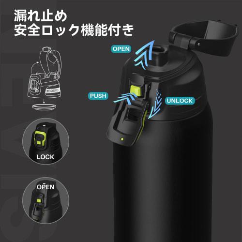 SANTECO 1.5 Liter Thermos 1500ML Stainless Steel Water Bottle, Vacuum Insulated, Perfect for Sports, Keeps Cold or Hot, Easy To Clean, Direct Drink Co