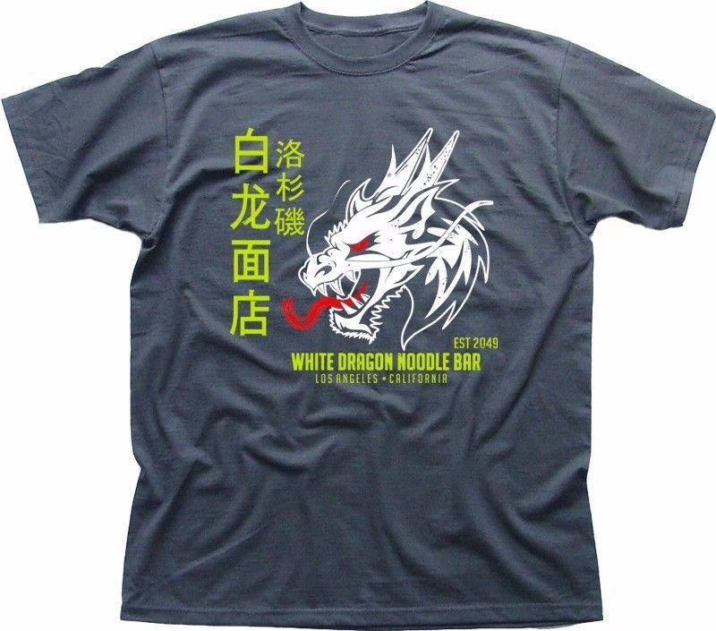 

White Dragon Noodle Bar Blade Runner 2049 Tyrell Corp charcoal t-shirt 9215 3XL