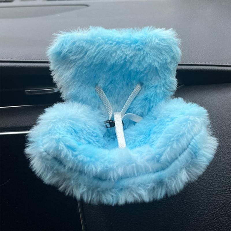 Adjustable Safety Strap Doll Furry Sofa Car Vent Clip Holder For Decorative Displays 10-17cm Figures