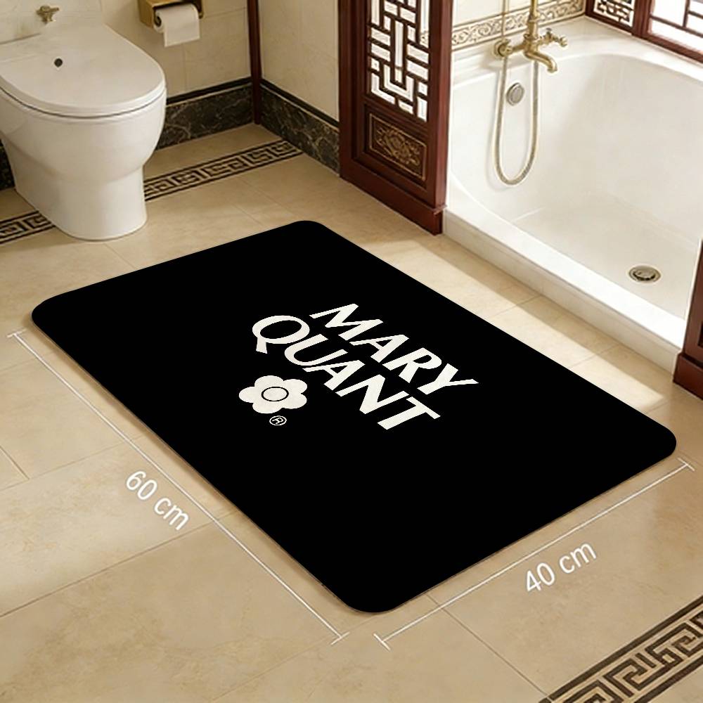 Fashion M-Mary-Q-Quants Floor Mat Cheaper Anti-slip Modern Living Room Balcony Printed Bedside Mats