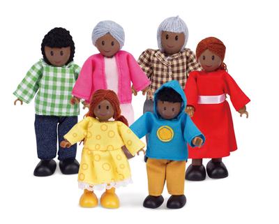 Hape E3501 Famille Heureuse - - Mini-poupée - - Afro-Américaine