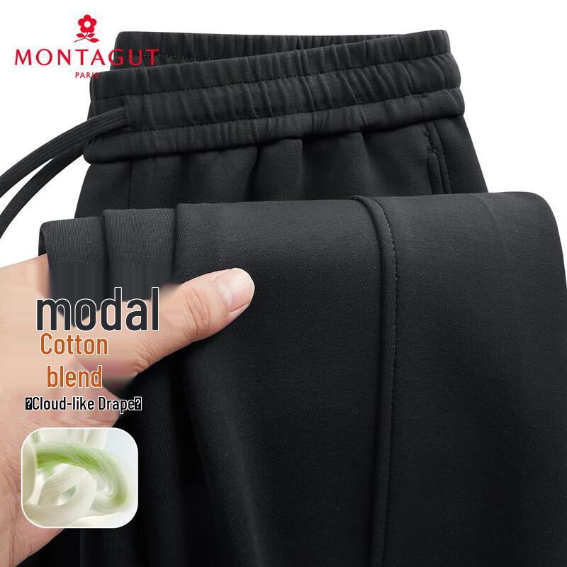 

MONTAGUT Men s Modal Cotton Blend Straight Leg Casual Pants 2XL