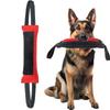 Hundetraining Beißstange reißfestes Tuch aufgenähtes Leder interaktives Tauziehen Haustierspielzeug Hundetraining Zubehör für draußen