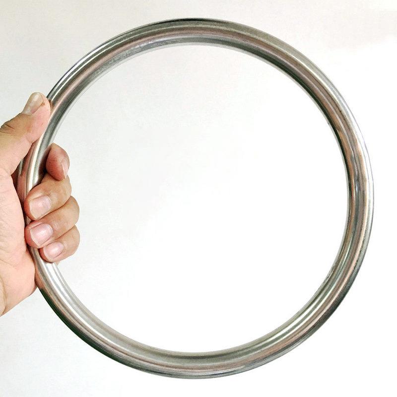 Wing Chun Nerezový prsten Yewen Silový trénink ruky Kung Fu Silový trénink Obruč Cvičební kruh Ratanový kruh Průměr 220 mm