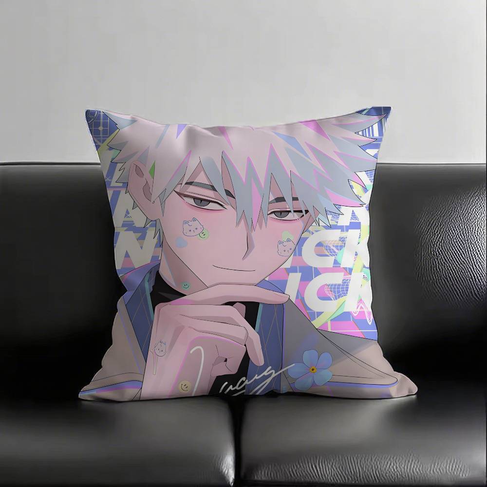 

1pc Lu Guang Cheng Xiaoshi Pillow Case Fashion Square Pillowcase Bedroom Sofa Room Ins Decoration Leisure 16x16Inch