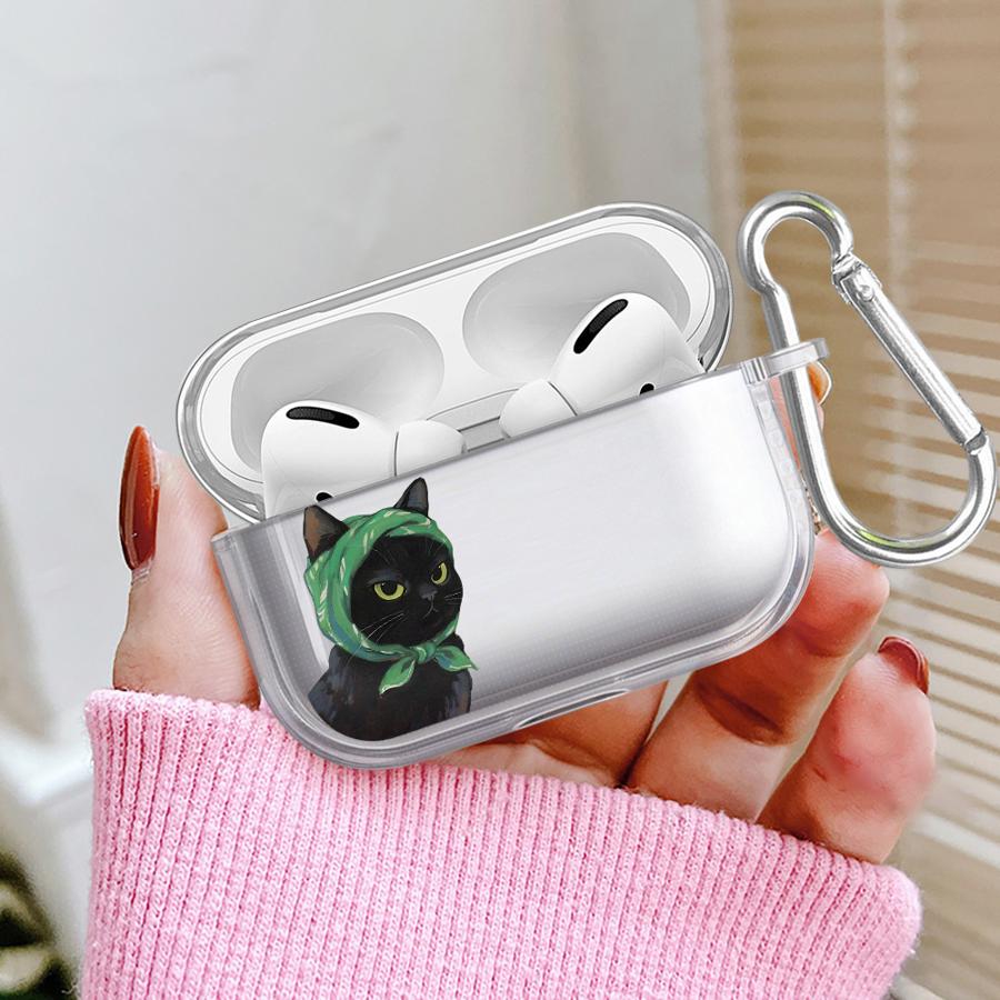 Cartoon Cat Clear Earphone Cases Cover Case For Airpods Pro 2 4 Pro3 Pro2 3 1