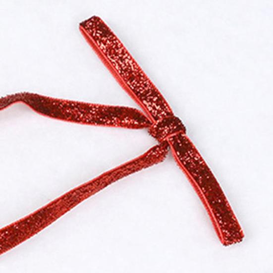 24 Pcs Christmas Velvet Bows Pre-Tied Ribbon Bows Vintage Wreath Bow for Gift Wrapping Christmas Tree Door Garland Home Decor Party Celebrations