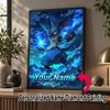 Personalized Greninja Diamond Art Custom Name 5D Diamond Painting Full Drill DIY Craft