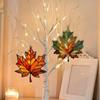 Maple Leaf Suncatcher for Window Acrylic Maple Leaves Hanging Ornament Fall Leaf Decor for Thanksgiving Autumn Party Supplies