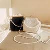Mobile Phone Bag New Cloud Cheongsam Women's Bag Pearl Chain Messenger Bag Mouth Gold Cosmetic Bag