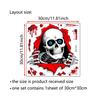 3D Halloween Floor Wall Decals Scary Ghost Halloween Wall Stickers, Removable Peel And Stick Halloween "Scary Sticker" Decor